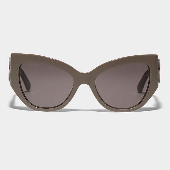 BNWT AW24 BALENCIAGA CAT EYE ROUNDED SUNGLASSES BB0322S - Picture 7 of 7